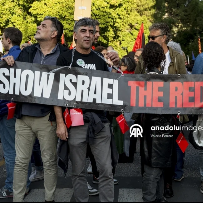 كرة القدم.. آلاف الإيطاليين يتظاهرون ضد إسرائيل قبيل مباراتها مع منتخبهم